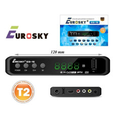 Цифровий приймач TV Т2 Тюнер T2 Eurosky ES-16 T2 для телебачення + інтернет