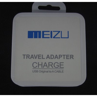 Мережевий зарядний набір Meizu блок USB 5v 2a + кабель (оригінал)