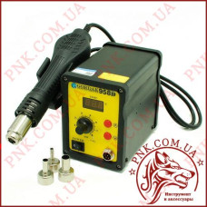Паяльна станція Gordak 958D, турбінний фен для паяння 450W, металевий корпус