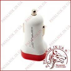Автомобільний зарядний пристрій USB Konfulon C17 (2USB, 5V - 2.1A MAX)