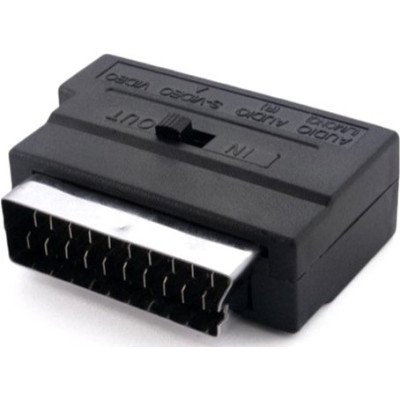 Перехідник SCART на RCA з перемикачем напряму сигналу