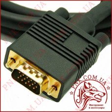 Кабель VGA - VGA "ULT-unite" 1.5 метра з фільтрами