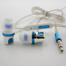 Наушники XLK L338 с микрофоном и регулятором громкости silver