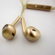 Наушники XLK X3 с микрофоном и регулятором громкости gold