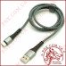 USB кабель Aspor-A193 Type-C 2.4A/ 1м-сірий